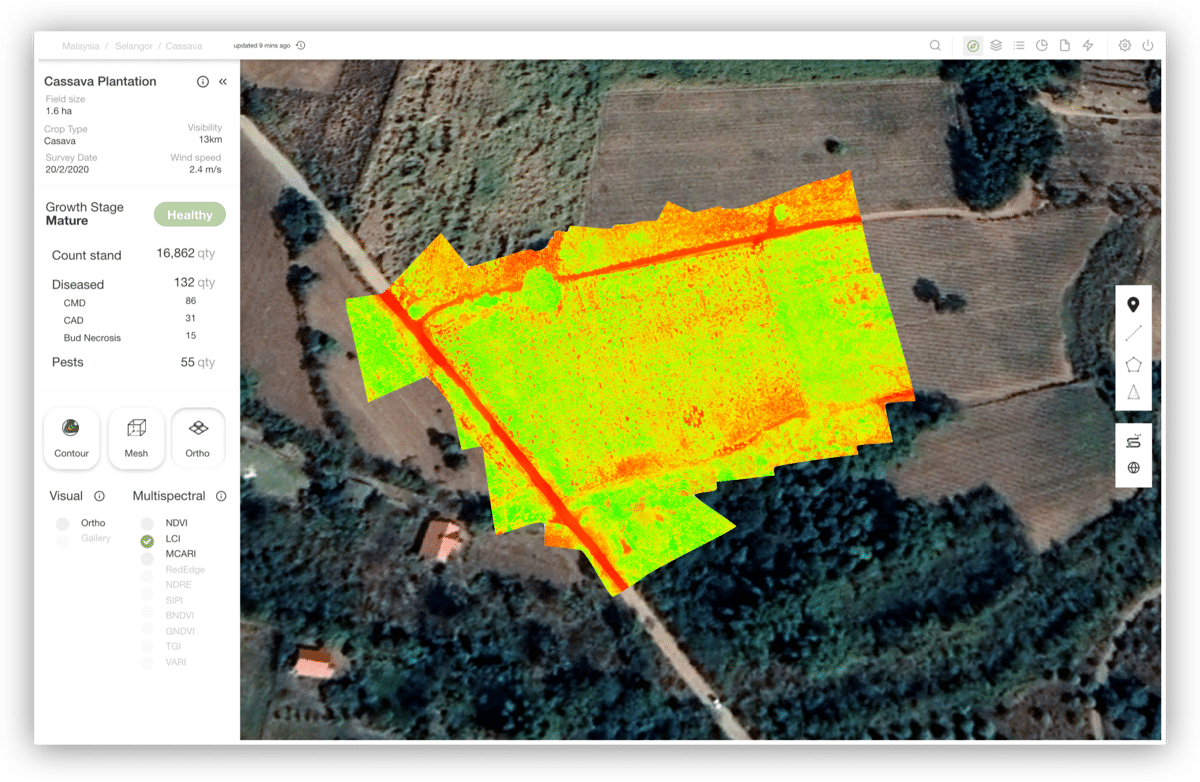 Drone precision agriculture